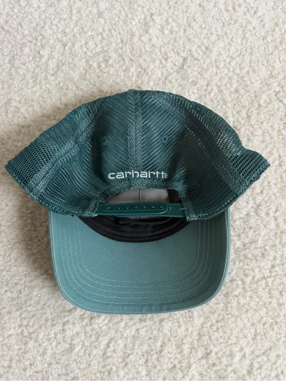 Carhartt Teal Green Mesh Back Cap Hat